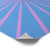 Farbiger Schirm Poster (Ecke)