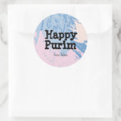 Farbiger Schlaganfall Purim Sticker (Tasche)