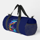 Farbiger Schlittschuh Duffle Bag (Rechte Ecke)