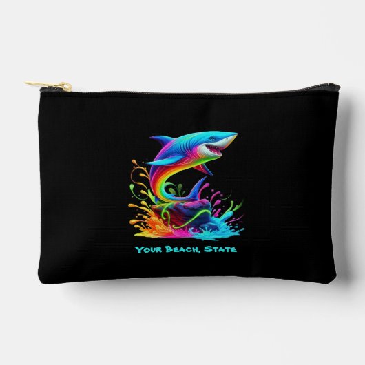 Farbiger Schlittschuh Zubehörtasche (Vorderseite)