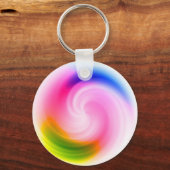 Farbiger Schlüsselanhänger Swirl (Vorderseite)