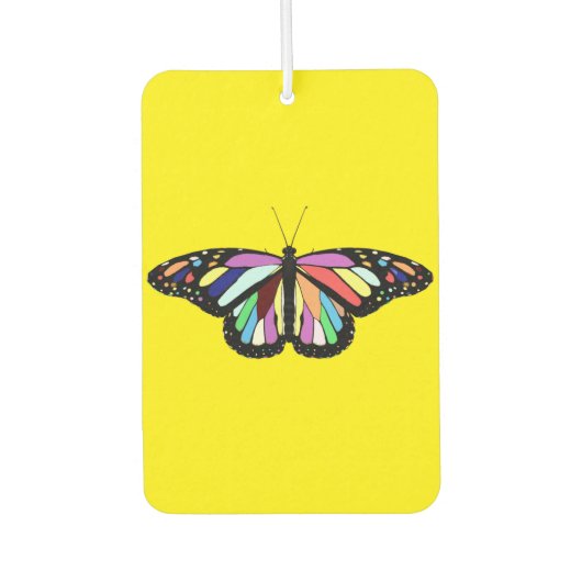 Farbiger Schmetterling Autolufterfrischer (Vorderseite)