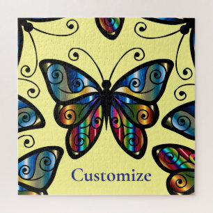 Farbiger Schmetterling Donner_Cove Puzzle
