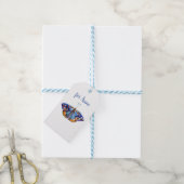 Farbiger Schmetterling Geschenkanhänger (Mit Garn)