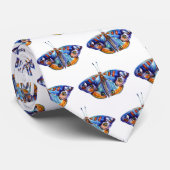 Farbiger Schmetterling Krawatte (Gerollt)