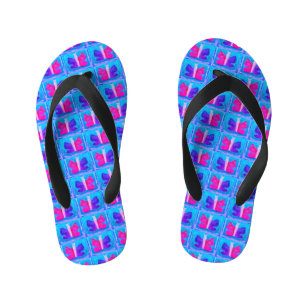 Farbiger Schmetterling   Miami Filter   Basic   Kinderbadesandalen