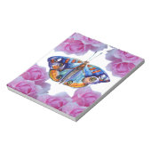Farbiger Schmetterling Notizblock (Rotiert)