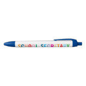 Farbiger Schulsekretärinnen-Stift mit individuelle Kugelschreiber (Oberseite)