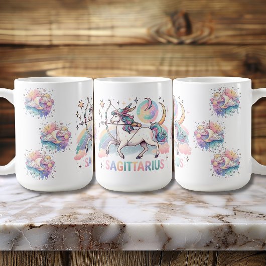 Farbiger Schütze-Bogenschütze-Zodiac-Astrologie Kaffeetasse