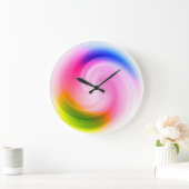 Farbiger Schwenk - Wall-Uhr Große Wanduhr (Zuhause)