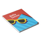 Farbiger Sommer Notizblock (angewinkelt)