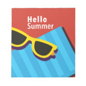 Farbiger Sommer Notizblock (Vorderseite)