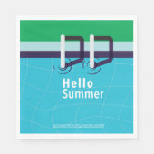 Farbiger Sommer Serviette (Vorderseite)