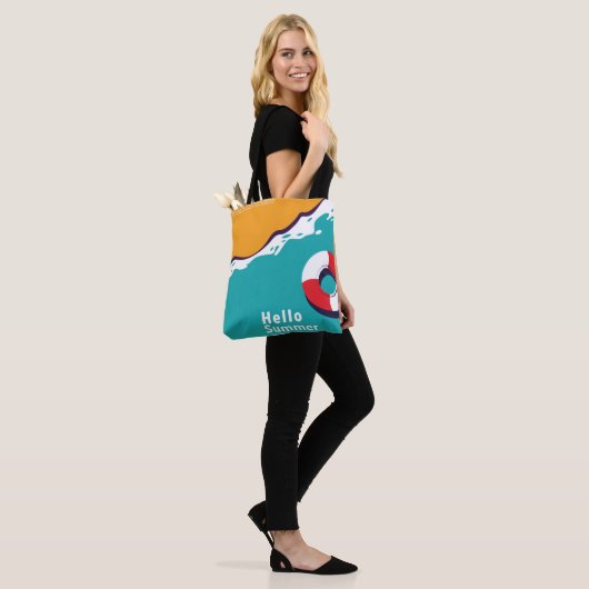 Farbiger Sommer Tasche (Am Model)