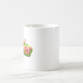 Farbiger Sommertext Kaffeetasse (Mittel)