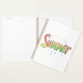 Farbiger Sommertext Planer (Anzeige)
