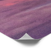 Farbiger Sonnenaufgang, Fort Pierce, Florida Poster (Ecke)