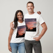 Farbiger Sonnenaufgang T-Shirt (Unisex)