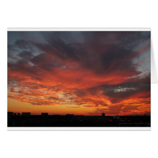 Farbiger Sonnenuntergang