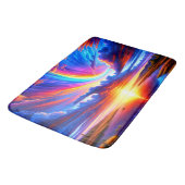 Farbiger Sonnenuntergang Badematte (Schrägansicht)