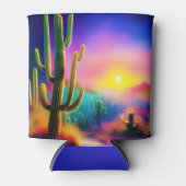 Farbiger Sonnenuntergang der Wüste Dosenkühler (Vorderseite)