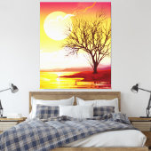 Farbiger Sonnenuntergang Leinwanddruck (Insitu (Schlafzimmer))