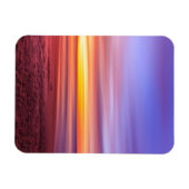 Farbiger Sonnenuntergang Magnet (Horizontal)