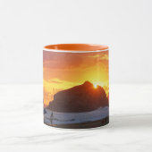 Farbiger Sonnenuntergang Tasse (Zentrum)