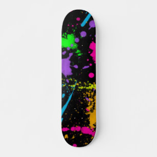 Farbiger Splash Skateboard