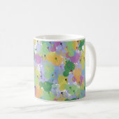 Farbiger Spritzer Abstract Mug – Lebendige künstle Kaffeetasse (VorderseiteRechts)