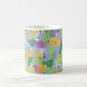 Farbiger Spritzer Abstract Mug – Lebendige künstle Kaffeetasse (Mittel)