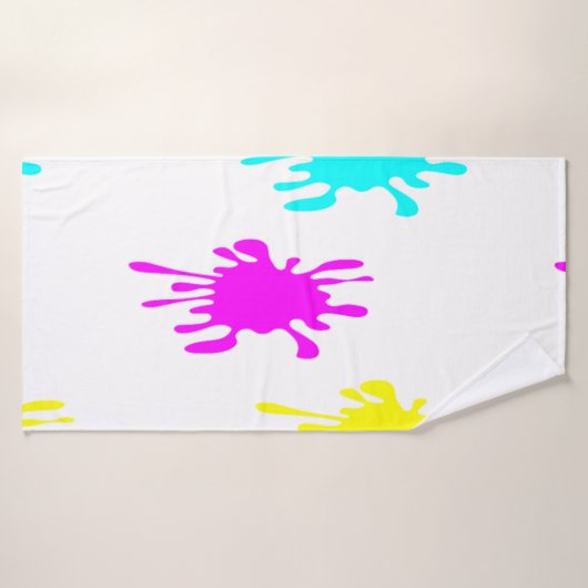 Farbiger Spritzer Badehandtuch (Badehandtuch)