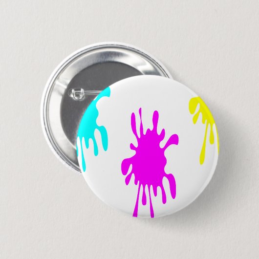 Farbiger Spritzer Button (Vorne & Hinten)