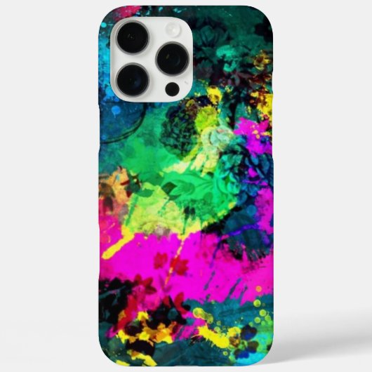 farbiger Spritzer Case-Mate iPhone Hülle (Rückseite)