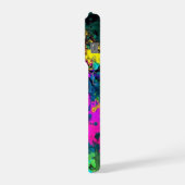 farbiger Spritzer iPhone Hülle (Linke Seite)