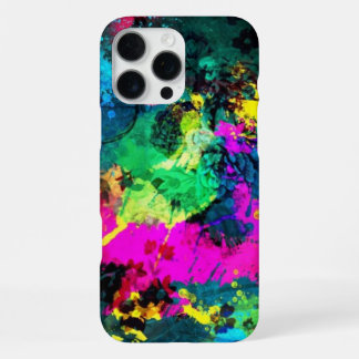 farbiger Spritzer iPhone 16 Pro Max Hülle