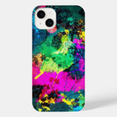 farbiger Spritzer iPhone Hülle (Rückseite)