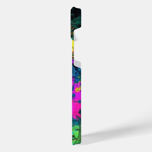 farbiger Spritzer iPhone Hülle (Linke Seite)