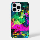 farbiger Spritzer iPhone Hülle (Rückseite)