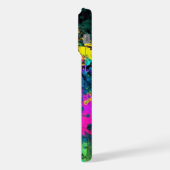 farbiger Spritzer iPhone Hülle (Linke Seite)