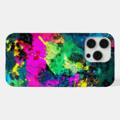 farbiger Spritzer iPhone Hülle (Rückseite (Horizontal))