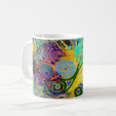 farbiger Spritzer Kaffeetasse (Vorderseite Links)