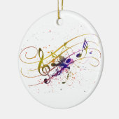 Farbiger Spritzer Keramik Ornament (Links)