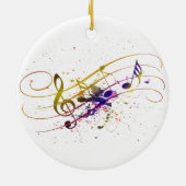 Farbiger Spritzer Keramik Ornament (Hinten)