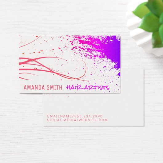 Farbiger Spritzer | Moderner Stylist (Schreibtisch)