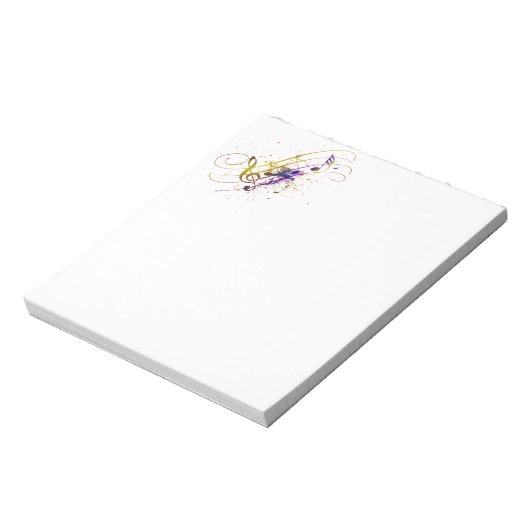 Farbiger Spritzer Notizblock (Rotiert)