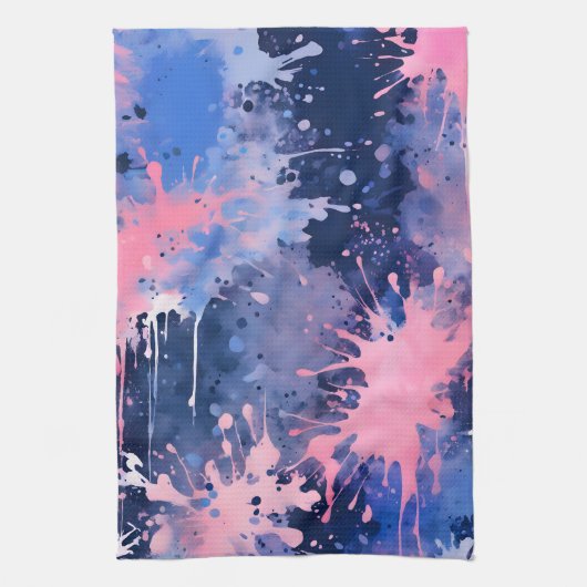 Farbiger Spritzer Paint Art Kitchtuch Geschirrtuch (Vertikal)