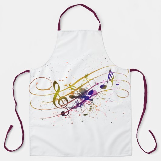 Farbiger Spritzer Schürze (Vorderseite)