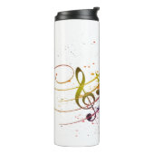 Farbiger Spritzer Thermosbecher (Nach links gedreht)