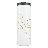 Farbiger Spritzer Thermosbecher (Rückseite)